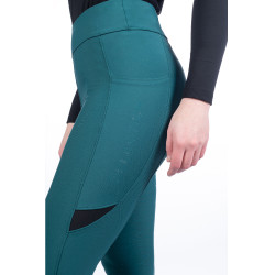 Leggings Port Royal Vollbesatz Silikon HKM Petrol Blau