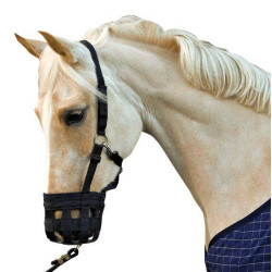 Maulkorb-Halfter HKM Schwarz