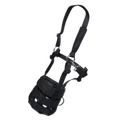 Maulkorb-Halfter HKM Schwarz