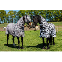 Fliegendecke Cow HKM Schwarz / Weiß Fliegendecke Cow HKM Schwarz / Weiß