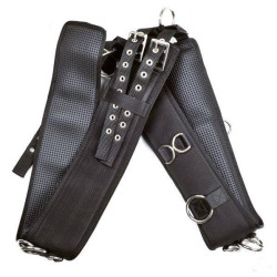 Longiergurt mit Softoprène-Polsterung HKM Schwarz