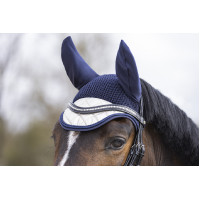 Fliegenhaube Golden Queen Style HKM Dunkelblau / Goldfarben Fliegenhaube Golden Queen Style HKM Dunkelblau / Goldfarben