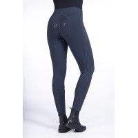 Leggings Flow Reflective Vollbesatz Silikon HKM Dunkelblau Leggings Flow Reflective Vollbesatz Silikon HKM Dunkelblau