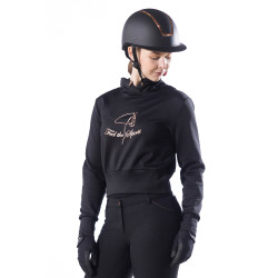 Sweat Equestrian Rosegold Style HKM Schwarz