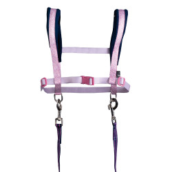 Geschirr HKM Funny Horses Hearts Rosa / Dunkelblau Geschirr HKM Funny Horses Hearts Rosa / Dunkelblau