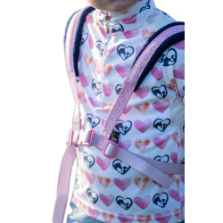 Geschirr HKM Funny Horses Hearts Rosa / Dunkelblau Geschirr HKM Funny Horses Hearts Rosa / Dunkelblau