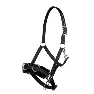 Nylon-Kappzaum HKM mit Polsterung Nylon-Kappzaum HKM mit Polsterung