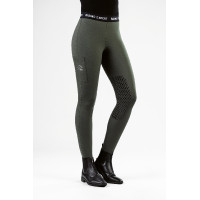 Leggings Wien Style Silikon-Besatz HKM Rot Leggings Wien Style Silikon-Besatz HKM Rot