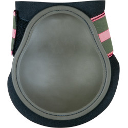 Streichkappen Equestrian Stripes HKM Dunkelgrün Gr&uuml;n