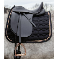 Roségold Glamour Style HKM Schabracke Schwarz / Roségold