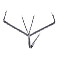 Brustblatt HKM Economic mit Gummizug Schwarz Brustblatt HKM Economic mit Gummizug Schwarz