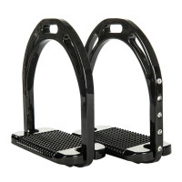 Steigbügel Glitter 1 Paar HKM Schwarz