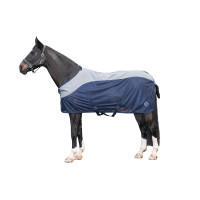 Fliegendecke Rain HKM Dunkelblau / Grau