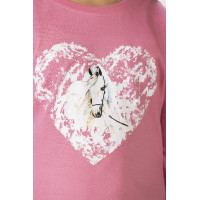 Langarm-Polo Horse Spirit HKM Pink Rosa Langarm-Polo Horse Spirit HKM Pink Rosa