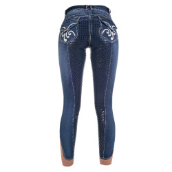 Pasadena Summer Denim Vollbesatzreithose s. HKM Pasadena Summer Denim Vollbesatzreithose s. HKM