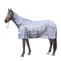 Vliegendeken Stars Combo HKM Grau / Schwarz Vliegendeken Stars Combo HKM Grau / Schwarz