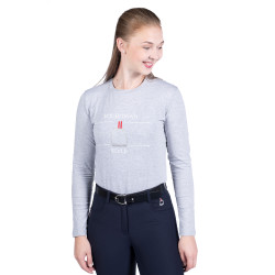 Polo mit langen Ärmeln Equine Sports Style HKM Polo mit langen Ärmeln Equine Sports Style HKM