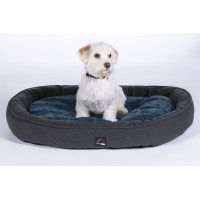 Hondenbed Anam Cara ovaal HKM Dunkelblau / Petrol