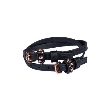 Sporenriemen HKM Rosegold Glamour Style Biothane Sporenriemen HKM Rosegold Glamour Style Biothane