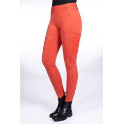 Leggings Savona Style Vollbesatz Silikon HKM Rot