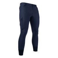 Herrenhose HKM Cargo Silikon-Besatz Dunkelblau