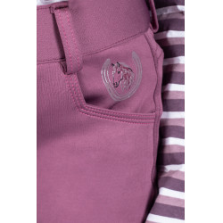 Alva Reithose mit Vollbesatz aus Silikon HKM Dunkellila Alva Reithose mit Vollbesatz aus Silikon HKM Dunkellila