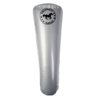 Aufblasbarer langer Stiefelspanner HKM 43 cm Silberfarben Grau Aufblasbarer langer Stiefelspanner HKM 43 cm Silberfarben Grau