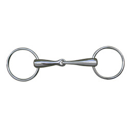 Mors à anneaux 18 mm en titane HKM