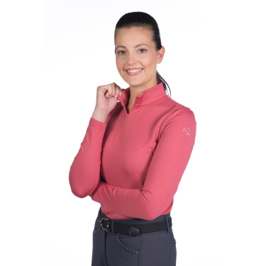 T-Shirt Technik HKM Basic Langarm Himbeerrosa