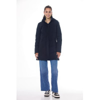 Langer Parka Harcour Pich Damen Marine Marineblau Langer Parka Harcour Pich Damen Marine Marineblau
