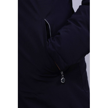 Langer Parka Harcour Robertah Damen Marine Marineblau