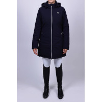 Langer Parka Harcour Robertah Damen Marine Marineblau
