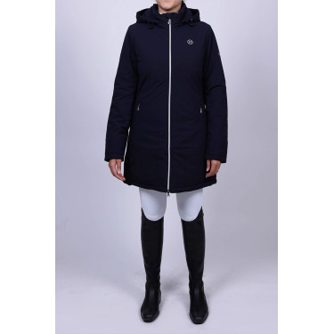Langer Parka Harcour Robertah Damen Marine Marineblau
