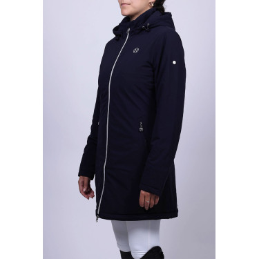 Langer Parka Harcour Robertah Damen Marine Marineblau