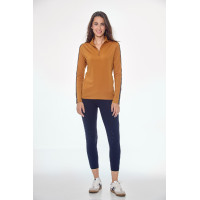 Damen-Poloshirt Harcour Pistach Goldgelb