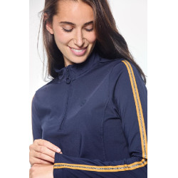 Damen-Poloshirt Harcour Pistach Marine Damen-Poloshirt Harcour Pistach Marine