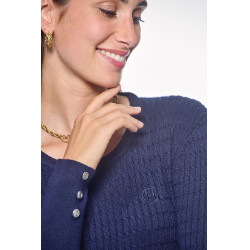 Damenpullover Harcour Pompadou Marine Marineblau