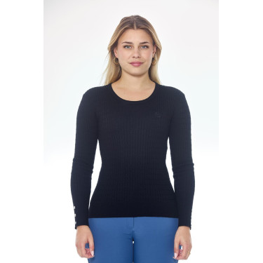 Damenpullover Harcour Pompadou Schwarz