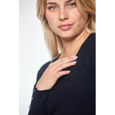 Damenpullover Harcour Pompadou Schwarz