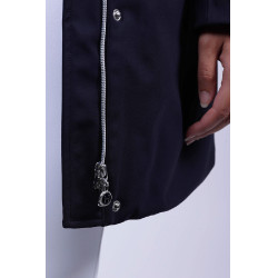 Warme Jacke Harcour Jacinthe Marine Marineblau