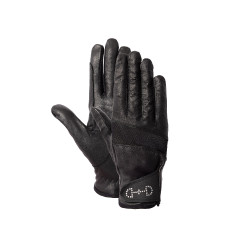 Leder- und Mesh-Handschuhe Damen Horze Leder- und Mesh-Handschuhe Damen Horze
