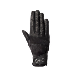 Leder- und Mesh-Handschuhe Damen Horze Leder- und Mesh-Handschuhe Damen Horze