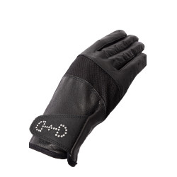 Leder- und Mesh-Handschuhe Damen Horze Leder- und Mesh-Handschuhe Damen Horze