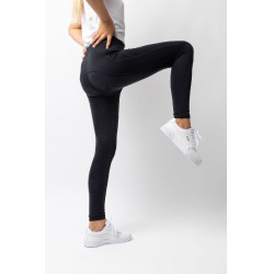 Reithose mit Vollbesatz und Silikon Madison Kinder Horze Dunkelmarineblau