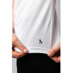 Funktionelles Damen-Kurzarm-Poloshirt Denise Horze Weiß Wei&amp;amp;amp;amp;amp;amp;szlig;