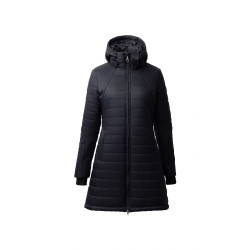 Lange Daunenjacke Horze Charlotte Damen Dunkelmarineblau