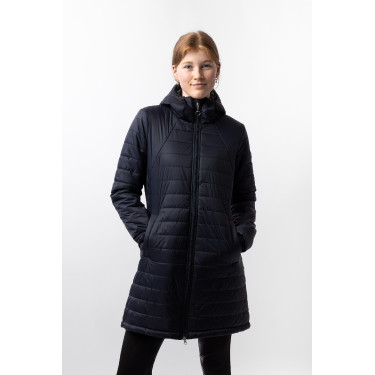 Lange Daunenjacke Horze Charlotte Damen Dunkelmarineblau Lange Daunenjacke Horze Charlotte Damen Dunkelmarineblau