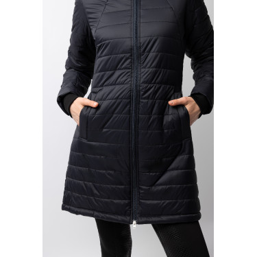 Lange Daunenjacke Horze Charlotte Damen Dunkelmarineblau Lange Daunenjacke Horze Charlotte Damen Dunkelmarineblau