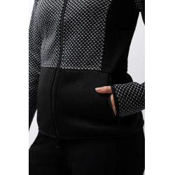 Fleecejacke Neve Horze Kaviar Schwarz