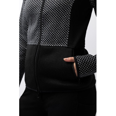 Fleecejacke Neve Horze Kaviar Schwarz